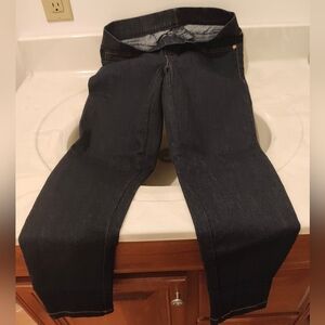Dark blue denim leggings size 4
